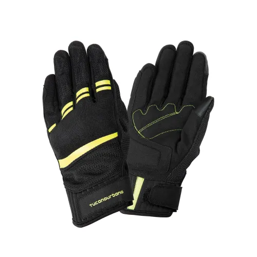 Kesztyű Lady Penna XS fekete-fluo sárga